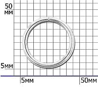 Кольцо металллическое Ø30мм/3,6мм (10шт)