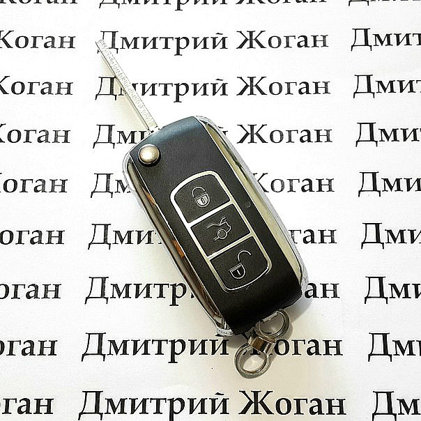 Выкидной ключ для Opel Insignia (Опель Инсигния) 3 кнопки, лезвие HU100, ID46/433 MHZ - фото 3 - id-p279228406