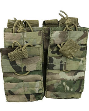 Підсумок під магазини АК KOMBAT UK Double DUO Mag Pouch, мультікам, фото 3