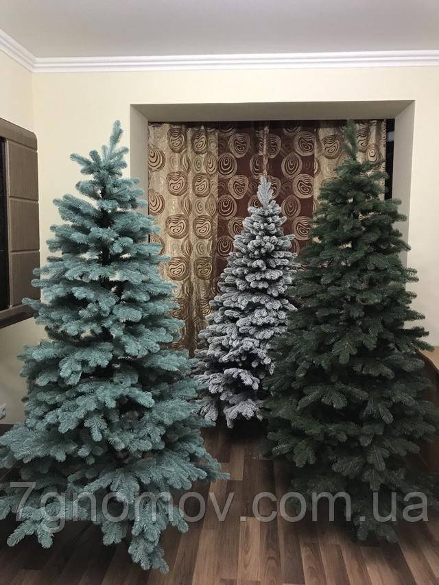 Штучна лита ялинка Еліт блакитна 2.1