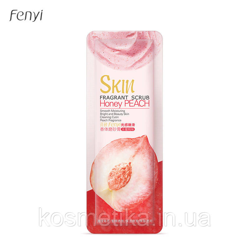 Одноразовий скраб для обличчя з персиком Fenyi (3г)