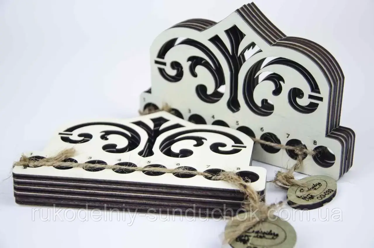 Органайзер для ниток ТМ Embroidery Craft Корона 7 слонова кістка OG-030, фото 1