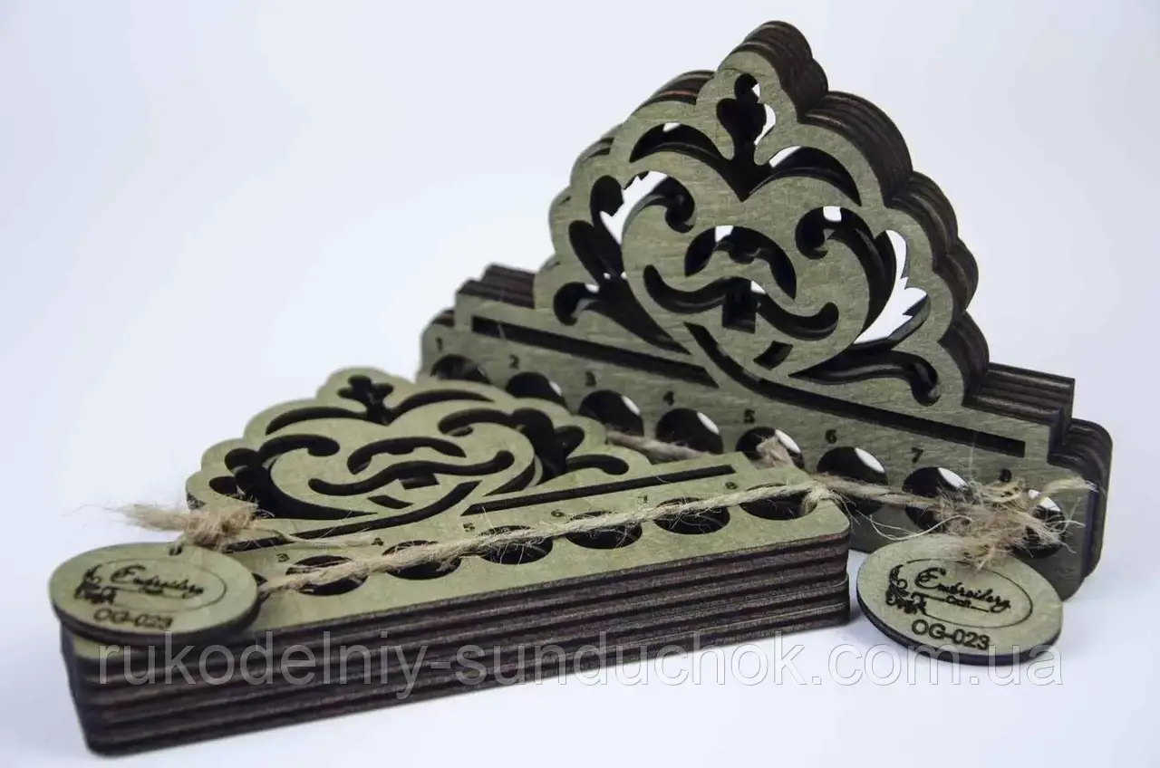 Органайзер для ниток ТМ Embroidery Craft Корона 5 карпатська ялинка OG-023, фото 1