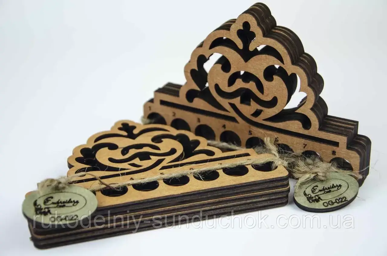 Органайзер для ниток ТМ Embroidery Craft Корона 5 волоський горіх OG-022, фото 1