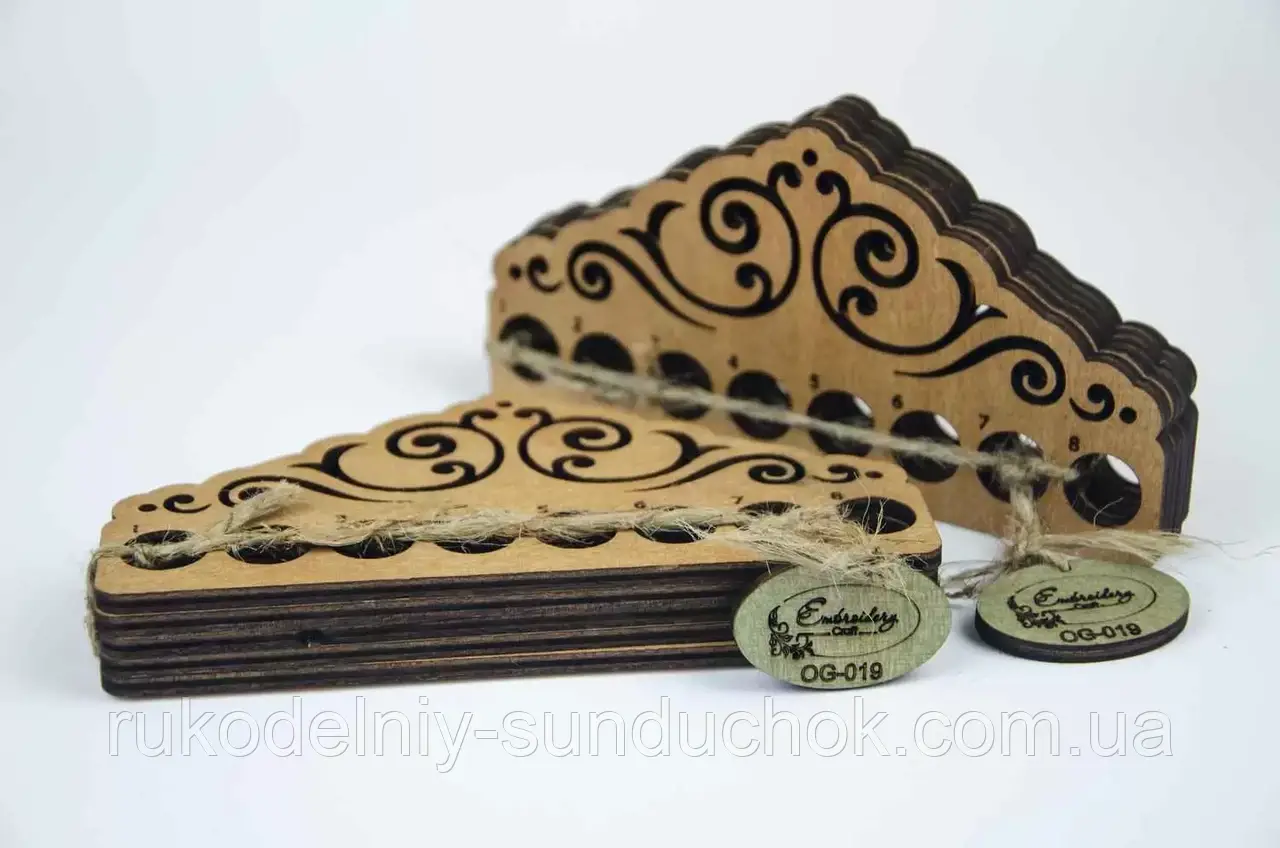 Органайзер для ниток ТМ Embroidery Craft Корона 4 волоський горіх OG-019, фото 1