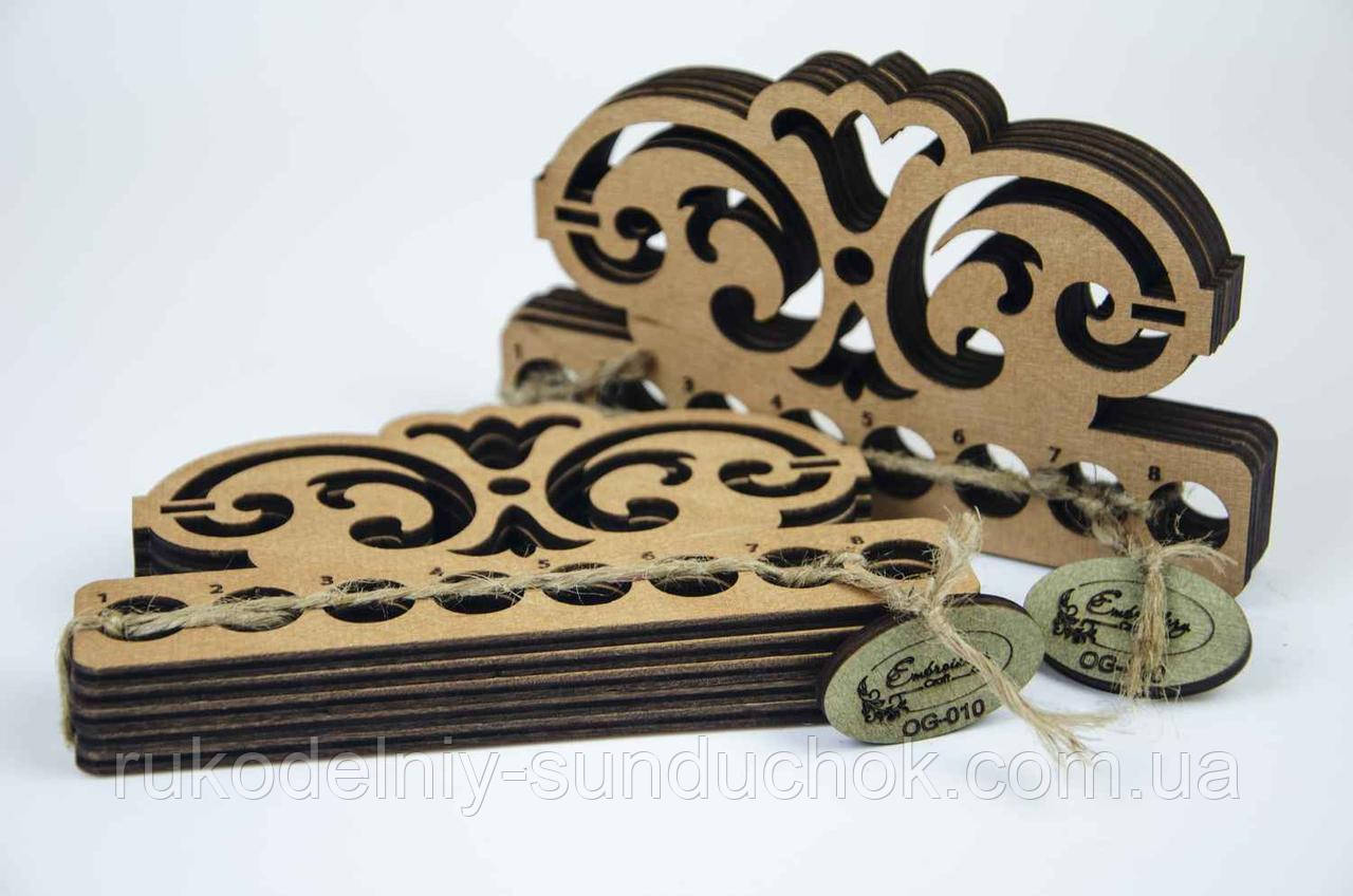 Органайзер для ниток ТМ Embroidery Craft Корона 1 волоський горіх OG-010, фото 1