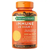 Nature s Bounty Vitamin C 24-часовая поддержка иммунитета с цинком и витамином D, Immune Support, 120 капсул