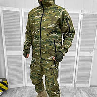 Тактический костюм для ЗСУ Soft Shell на флисе (Размер 46-52) Горка мультикам Софт-шелл с капюшоном