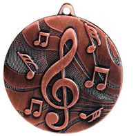 Медаль "Музыка" MMC3550/B Bronze