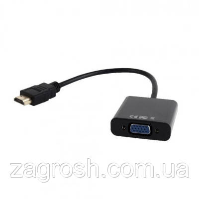 Promo Ціна! Перехідник HDMI to VGA Cablexpert (A-HDMI-VGA-03) - тільки на ZaGrosh.com.ua, фото 1