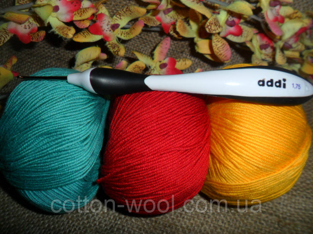 Addi swing No1.75(Аді) гачок в'язаний,ергономічна ручка, фото 1