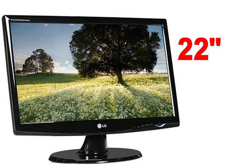 Монітор Б-клас LG Electronics W2243T-PF / 22" (1920x1080) TN / VGA, DVI, фото 2