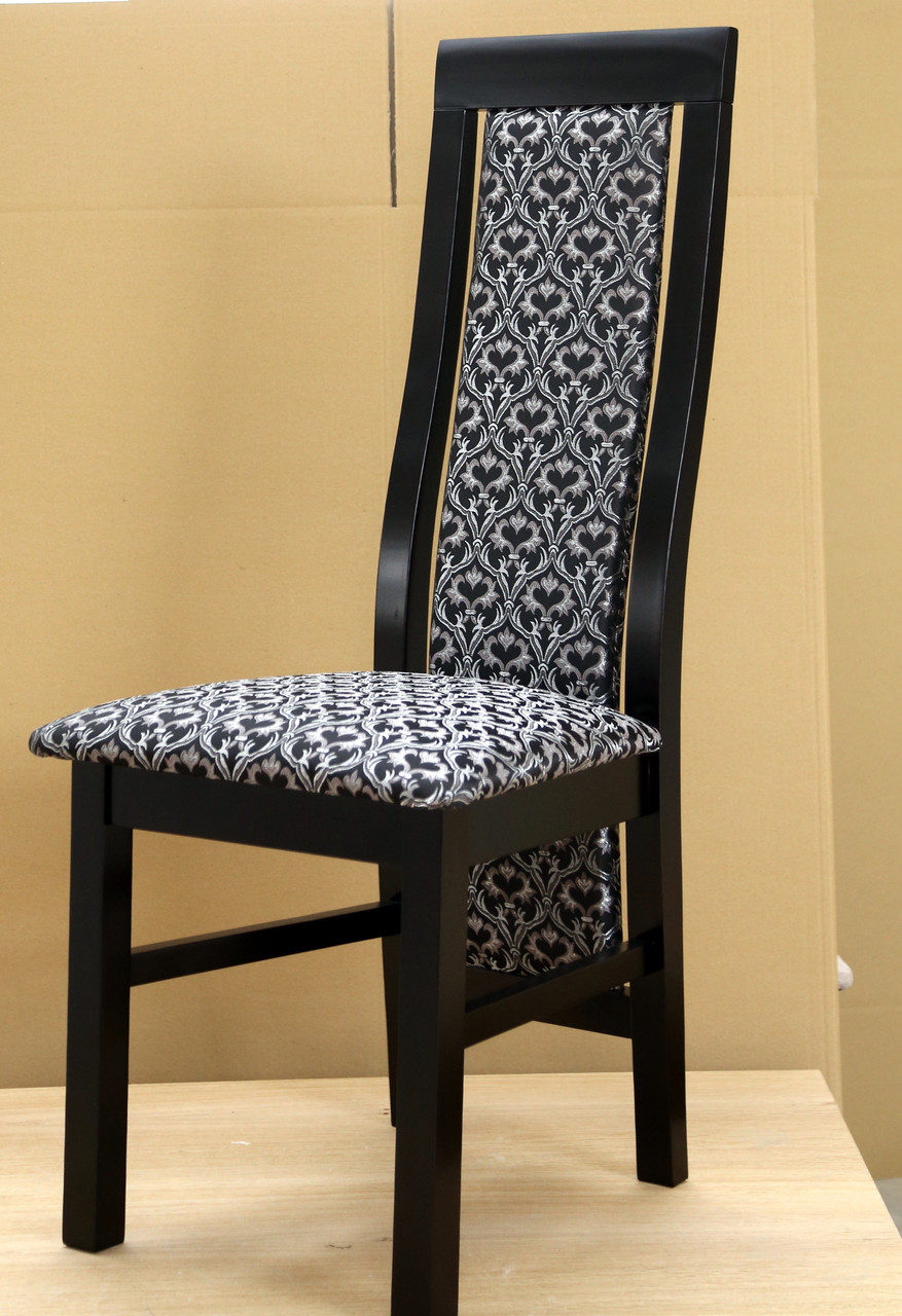 Стул обеденный деревянный с мягкой спинкой и сиденьем Катрин Микс ...