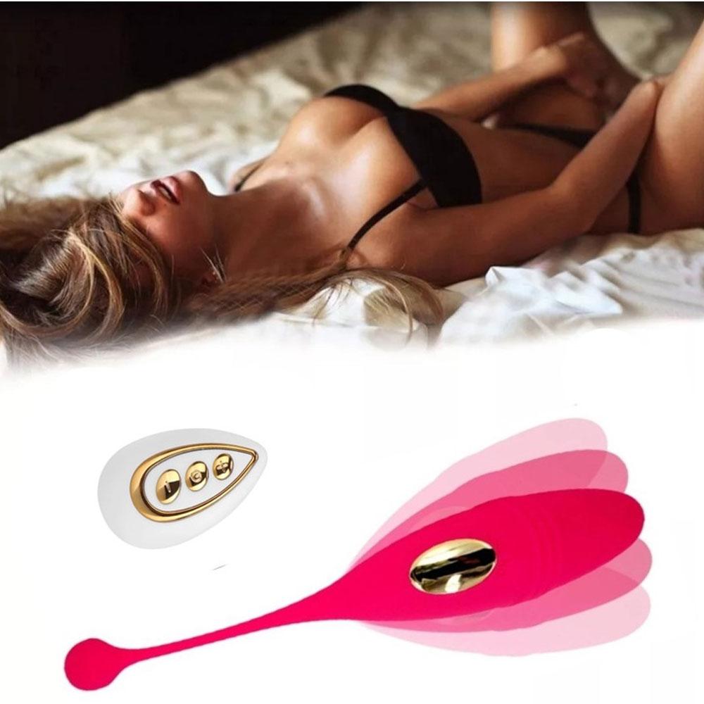 Віброяйце бездротове з пультом дистанційного керування 10 режимів вібрації Vibrating Egg, фото 1