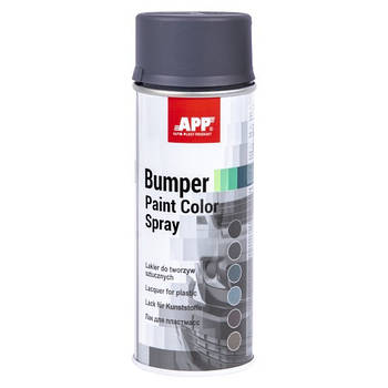 Бамперна аерозольна автоемаль APP Bumper Paint Color Spray Світло-сіра 400 мл