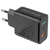 Оригінал! Зарядное устройство Grand-X Fast Charge 3-в-1 Quick Charge 3.0, FCP, AFC, 18W CH-650 (CH-650) |