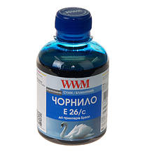 Чорнила WWM для Epson XP-600, XP-605, XP-700, Cyan 200г Водорозчинні (E26/C)