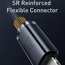 Кабель Baseus Crystal Shine Series Fast Charging Cable USB to Lightning 2.4A 1.2m CAJY000001 Black, фото 4