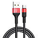 Кабель Data Cable Hoco X26 Xpress charged Micro, Чорно-золотистий, фото 3