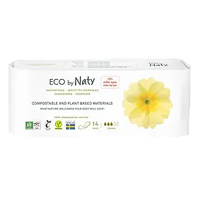 Прокладки жіночі гігєнічні ECO BY NATY 14 шт. в уп.
