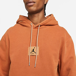flight heritage washed fleece hoodie