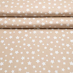 Ранфорс шириною 240 см "Велике сузір'я" на бежевому, №4314