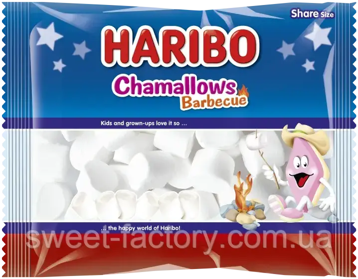 Мягкий зефир Haribo Chamallows Barbecue 300g: продажа, цена в Чернигове ...