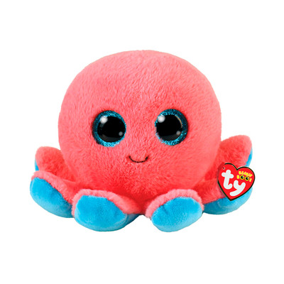 Дитяча м'яка іграшка TY Beanie Boos Восьменіг SHELDON 15 см 36390