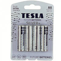 Батарейки AA Tesla Silver + LR06/1.5 (4 шт)