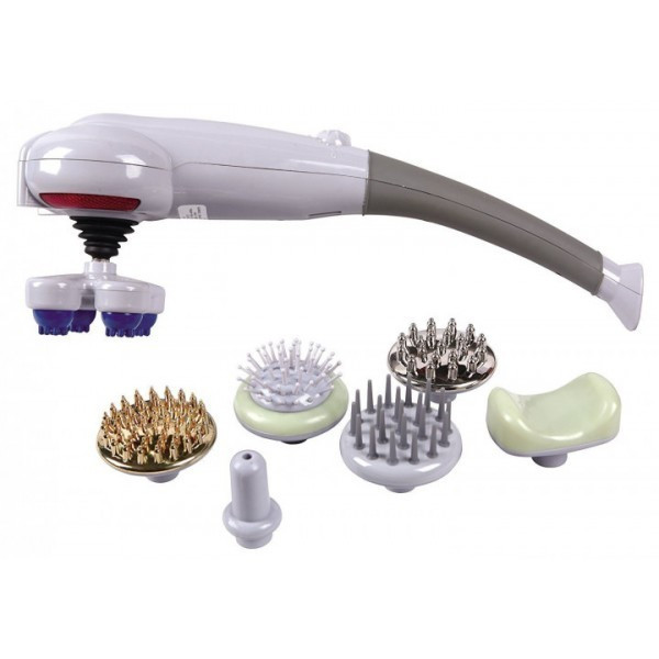 Ручний вібраційний масажер для тіла Magic Massager 8 в 1 з інфрачервоним випромінюванням