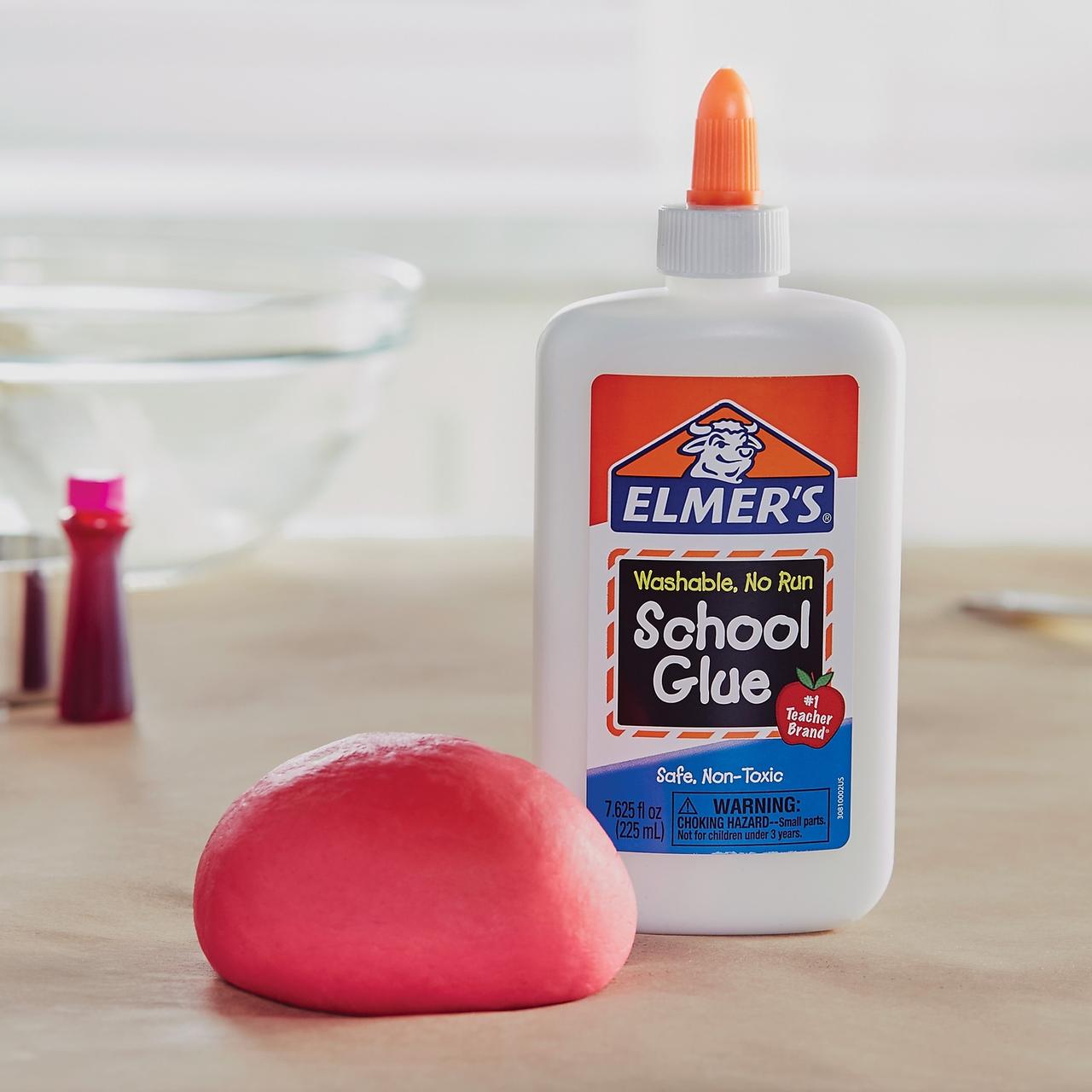 Канцелярський Клей Білий Elmer's 225 мл ідеально підходить для створення слаймів Елмерс (00125)