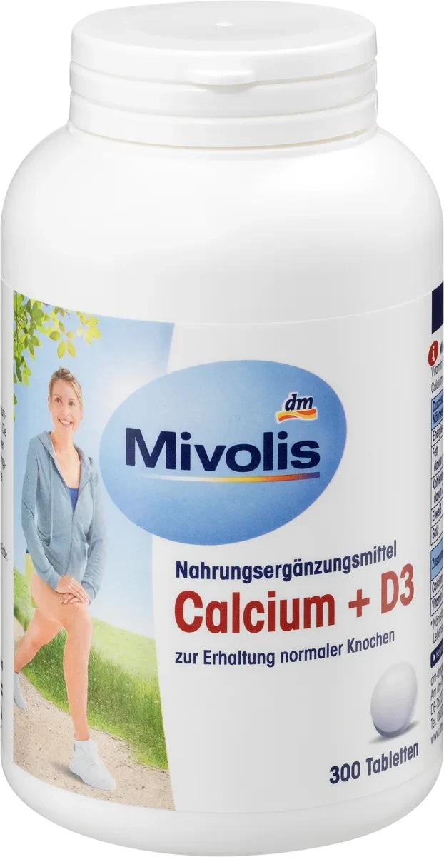 Біологічно активна добавка Mivolis Calcium + D3, 300 шт.