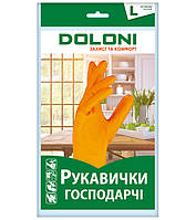 Перчатки хозяйственные латексные Doloni Household 4546 р.9 (L)