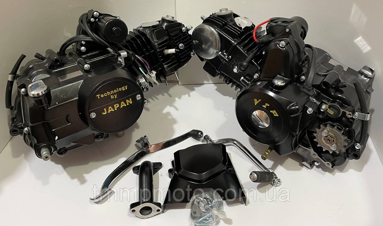 Двигун Дельта Альфа Актив 125см3/ 125 см механіка алюмінієвий циліндр чорний