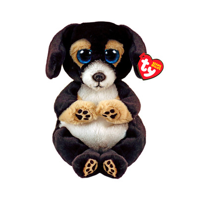 Дитяча м'яка іграшка TY Beanie Bellies Чорний пес DOG 40700