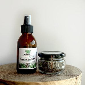 Гідролат кропиви + скраб для шкіри голови