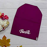 Жіноча шапка з принтом Barbie, фото 2