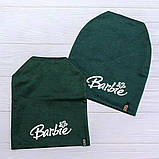 Жіноча шапка з принтом Barbie, фото 5