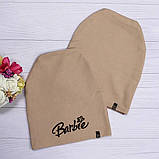 Жіноча шапка з принтом Barbie, фото 7