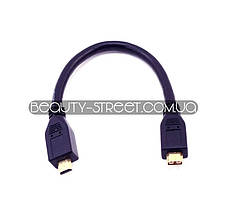 Кабель-перехідник microHDMI(тато) - microHDMI(мама)