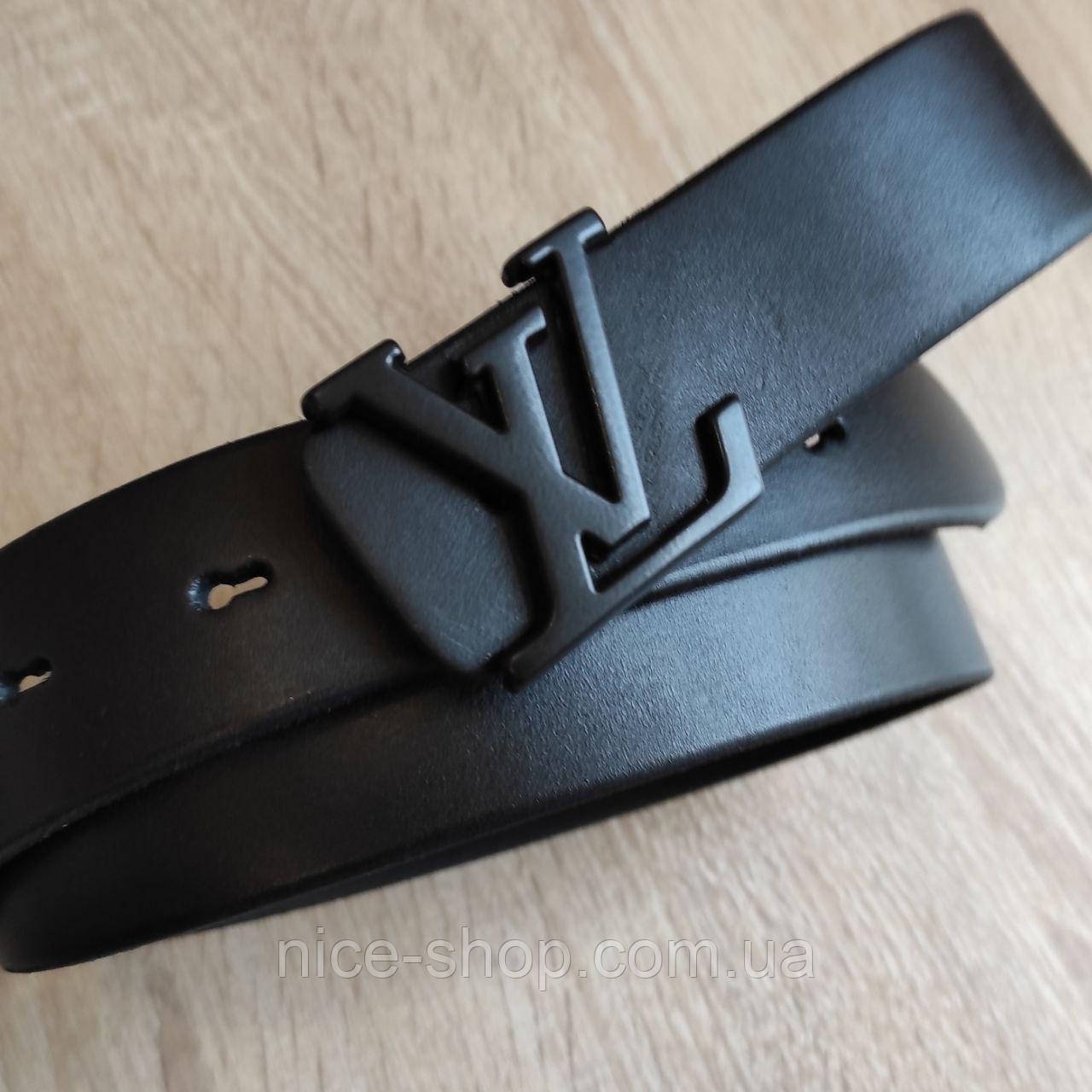 Купить Ремень Louis Vuitton кожаный черный, цена 600 ₴ — Prom.ua (ID ...