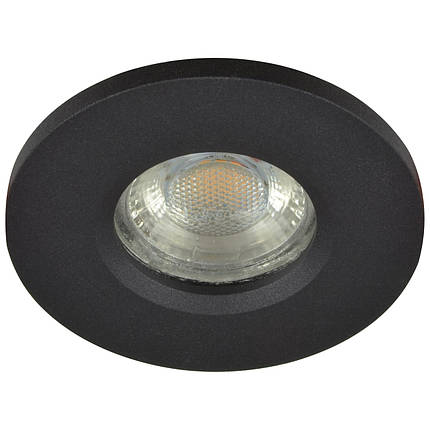 Точковий світильник Azzardo Ika Round IP65 BK GU10 AZ3017, фото 1