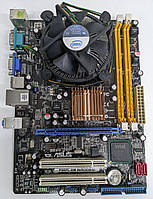 Материнська плата сокет LGA775 ASUS P5KPL-AM /DDR2 з процесором Celeron 430 і відеоадаптером
