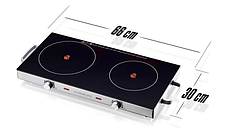 Електрична плита HEINRICH'S 2800 Вт HDK 8696, фото 2