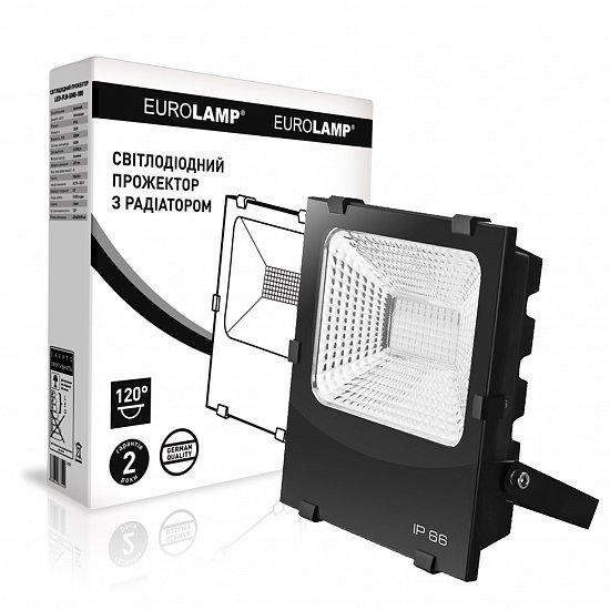 LED прожектор Eurolamp з радіатором LED SMD 300 W 6500 К IP65 LED-FLR-SMD-300