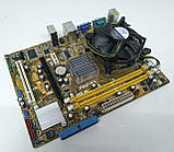 Материнська плата сокет LGA775 ASUS P5G-MX DDR2 з процесором Celeron 440 і відеоадаптером, фото 6