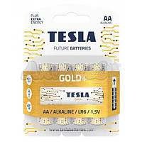 Батарейки AA Tesla Gold+ LR06/1.5 (4 шт)