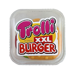 Желейки бургер Троллі Trolli burger XXL 50g 24шт/ящ (Код: 00-00003203)