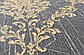 Вінілові на флізеліні шпалери геометрія з дамаським візерунком Vinil LS Шамані чорний ДХV-1489/5 (1,06х10,05 м), фото 3