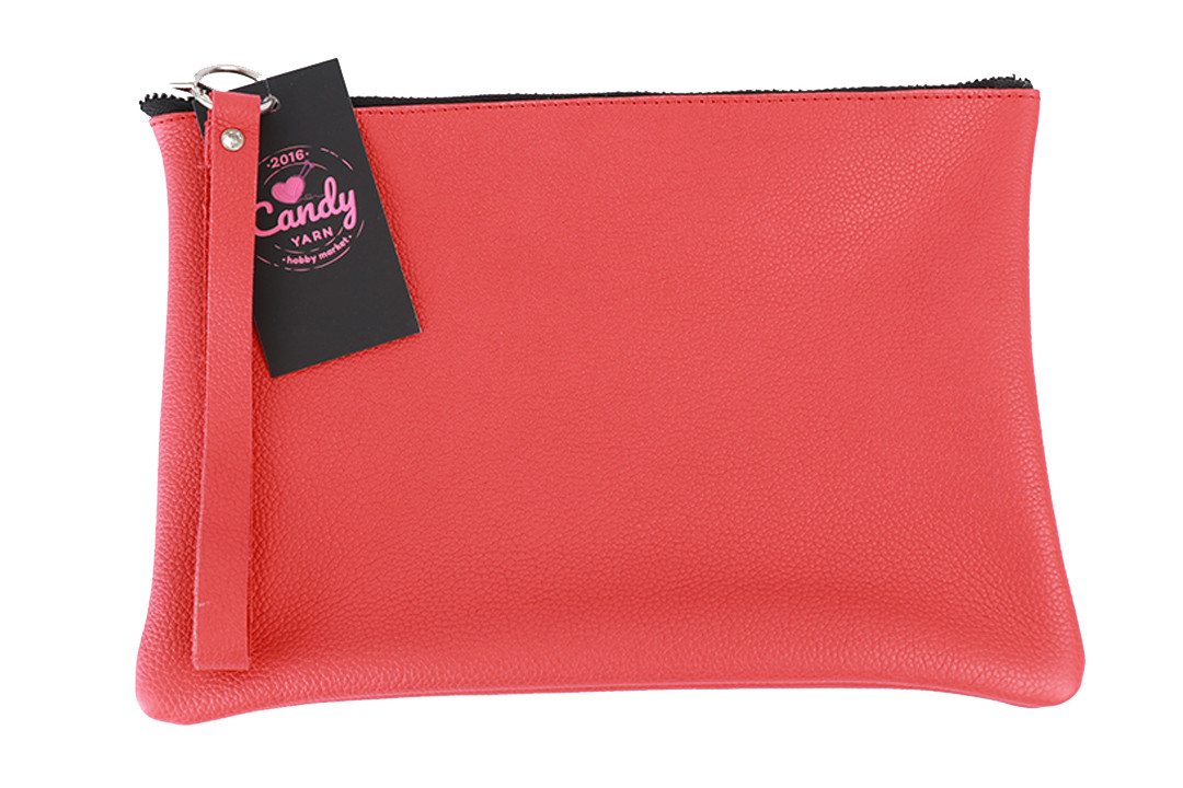 Шкіряний органайзер від Candy-Yarn, Мак, 25см*17см, фото 1